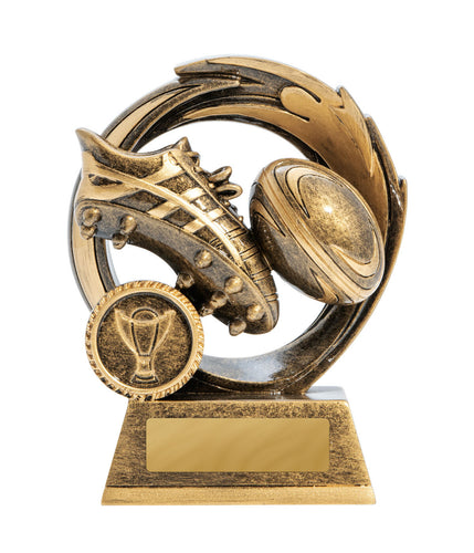 Rugby League / Union  - Azzurro Series 3 Sizes Gold coast trophy, trophy shop, Rugby League / Union  trophy, sport trophy, school Rugby League / Union trophy