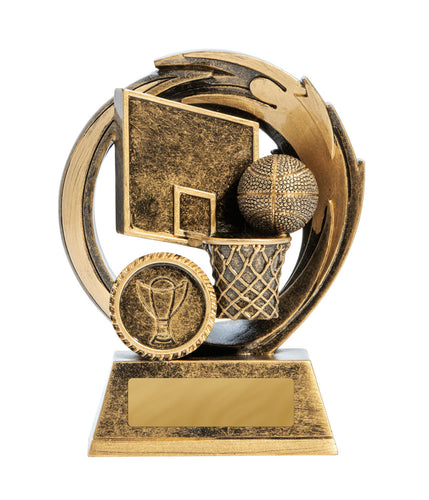 Basketball  - Azzurro Series 3 Sizes Gold coast trophy, trophy shop, Basketball  trophy, sport trophy, school Basketball trophy