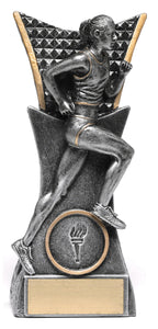 Athletics - Vanguard Series Female 6 Sizes Available Trophy shop, trophies, Athletics, running, cross country trophies