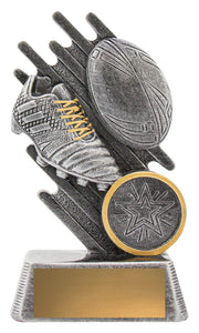 Rugby League / Union - Zoom Theme 3 sizes Gold coast trophy, trophy shop, Rugby League / Union trophy, sport trophy, school rugby League / Union trophy