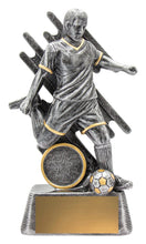 Load image into Gallery viewer, Soccer / Football - Zoom Series Male &amp; Female Player  5 Sizes Gold coast trophy, trophy shop, Soccer / Football trophy, sport trophy, school Soccer / Football trophy