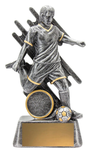 Soccer / Football - Zoom Series Male & Female Player  5 Sizes Gold coast trophy, trophy shop, Soccer / Football trophy, sport trophy, school Soccer / Football trophy