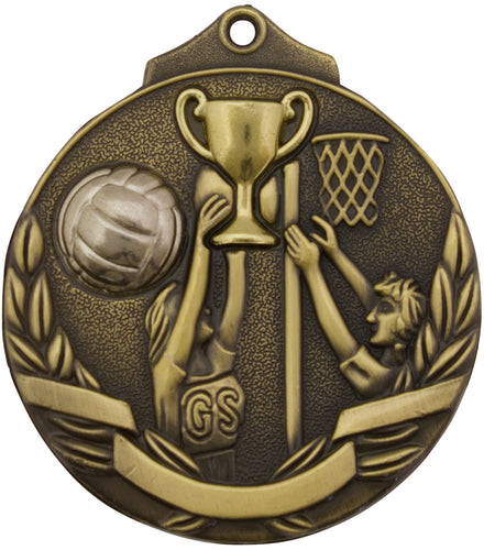 Netball - Two Tone medal