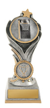 Load image into Gallery viewer, Netball - Flame Tower 3 Sizes Trophy, Trophy shop, retail, awards