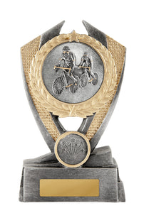 Cycling - Hero Shield Trophy 3 Sizes Trophy shop, trophies, awards, presentation